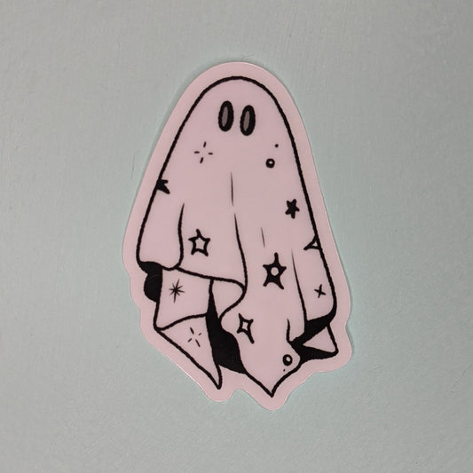 starry ghost sticker