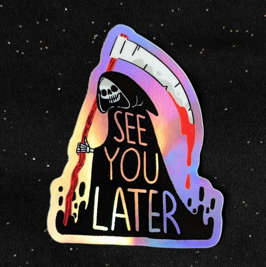 reaper holo sticker