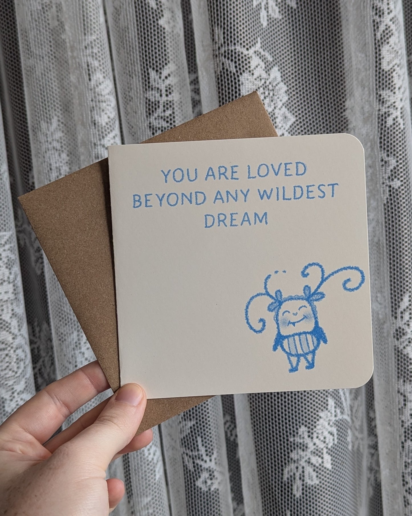 you are loved beyond any wildest dream card