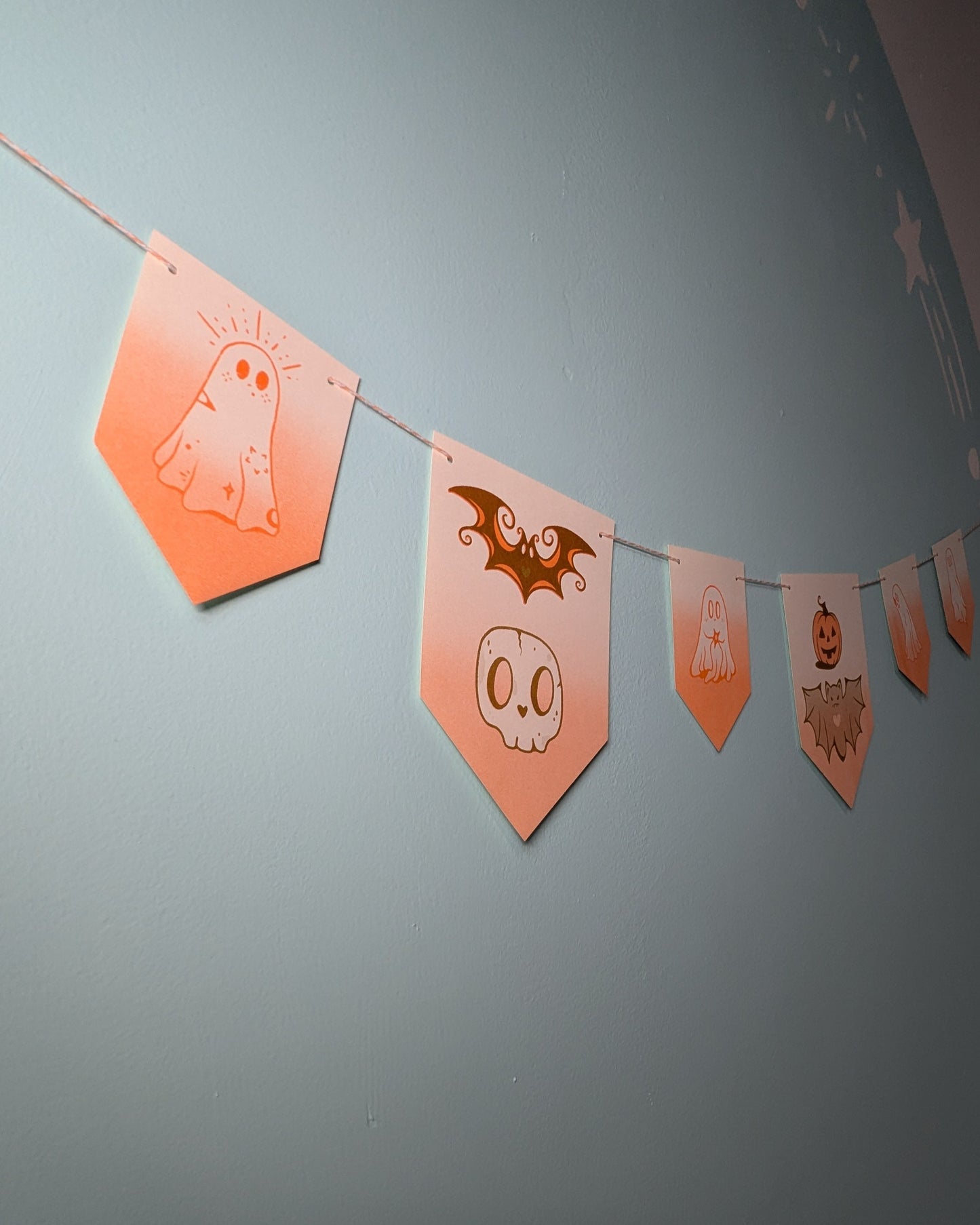 Haunted Risograph Garland