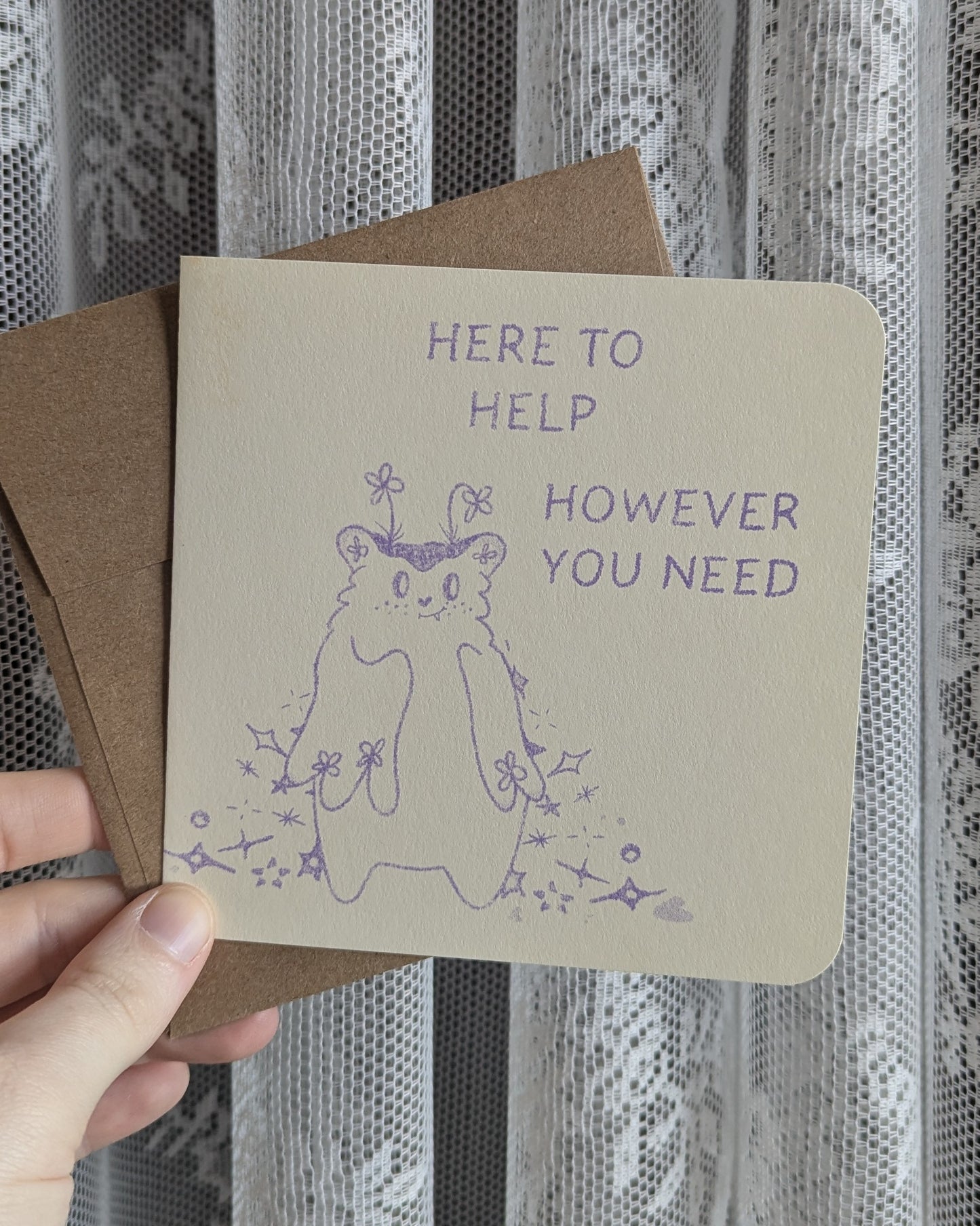 here to help however you need risograph card