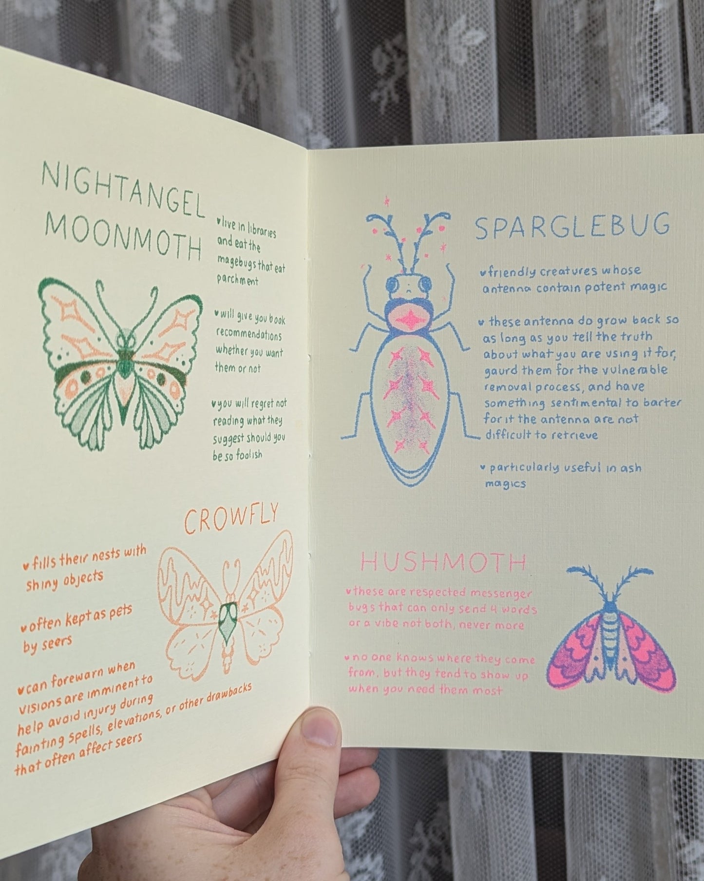 bugs of the slumber forest - a moonfolk relic -