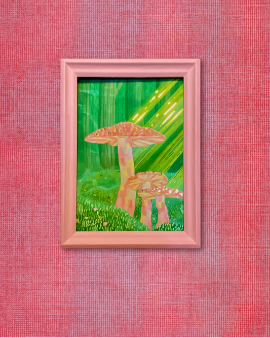 Pink Mushrooms