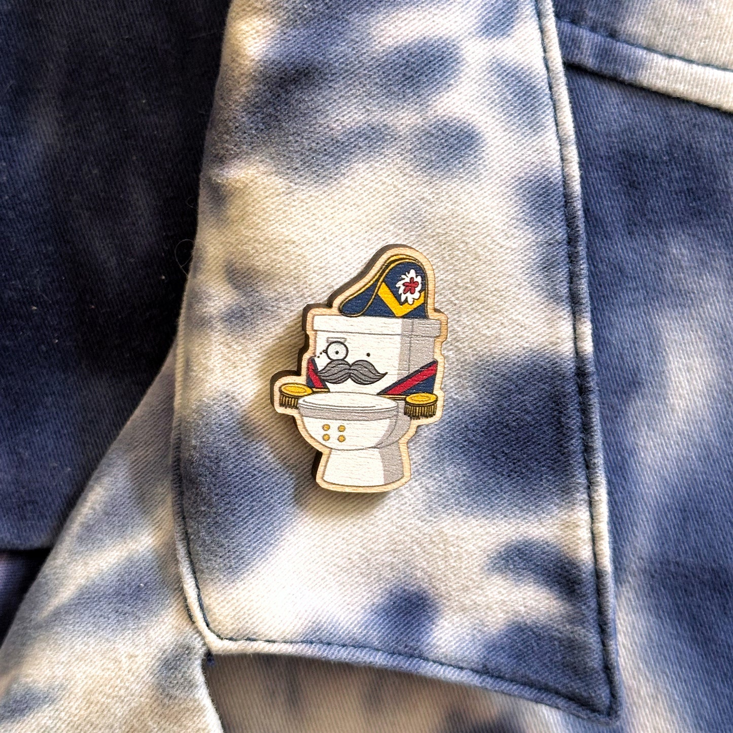 Commodore Commode Wooden Pin