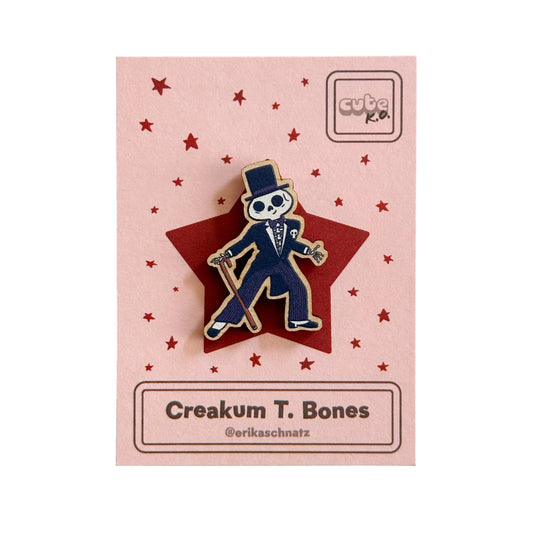 Creakum T. Bones Wooden Pin