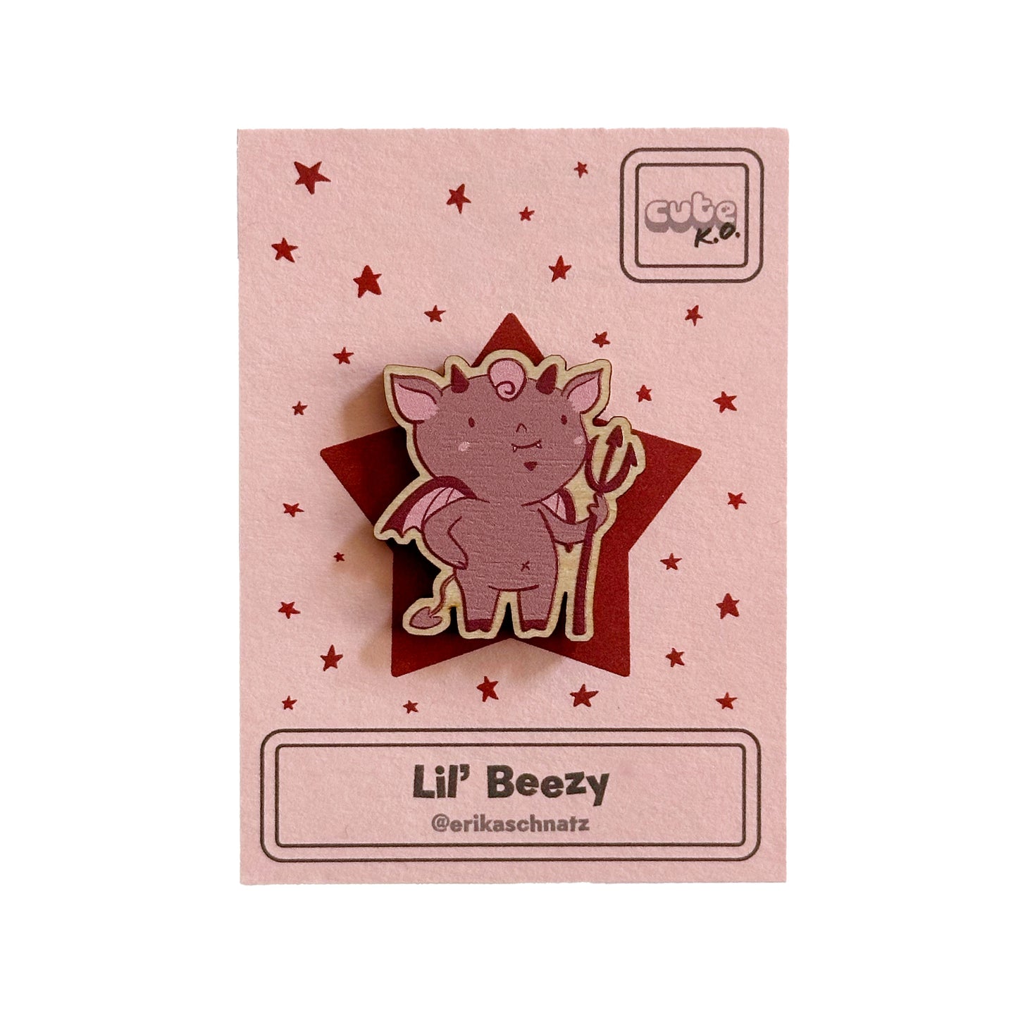 Lil' Beezy Wooden Pin