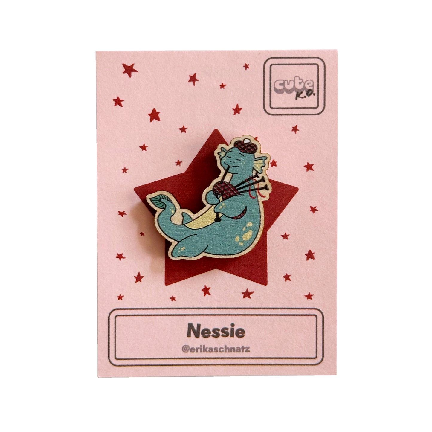 Nessie Wooden Pin