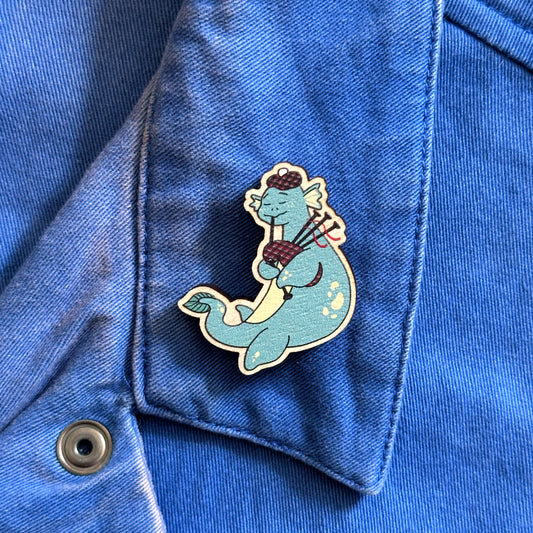 Nessie Wooden Pin