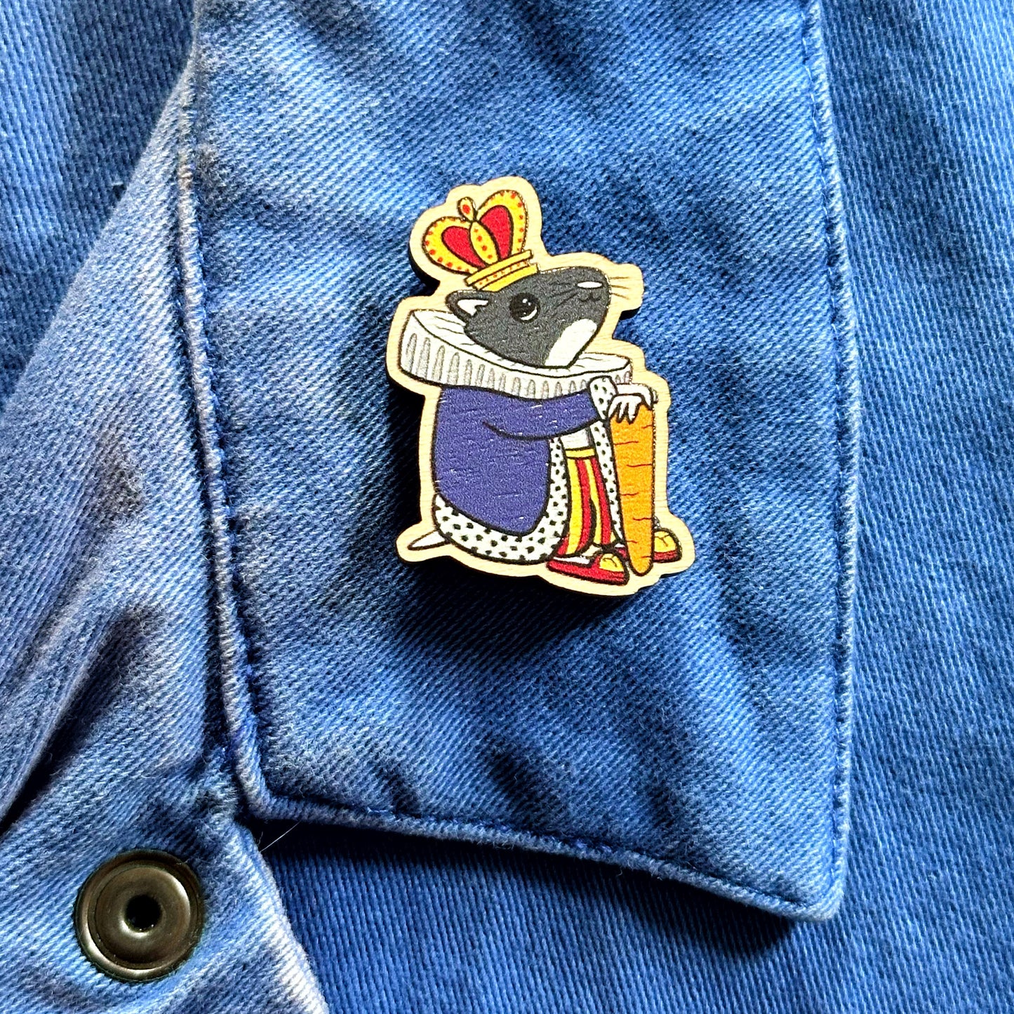 Prince HamHam Wooden Pin