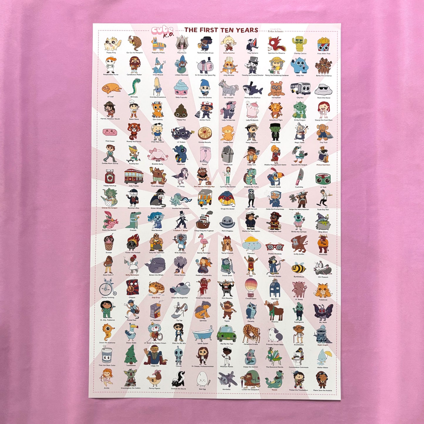 Cute K.O. 10 Year Anniversary Poster