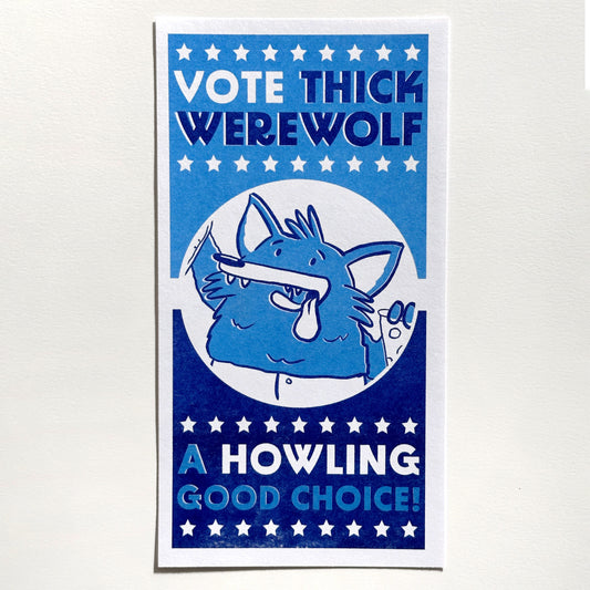 Vote Poster: Thick Werewolf