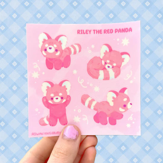 Red Panda sticker sheet