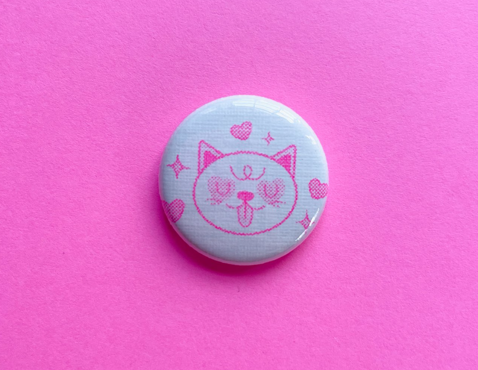 Kitty Mini button