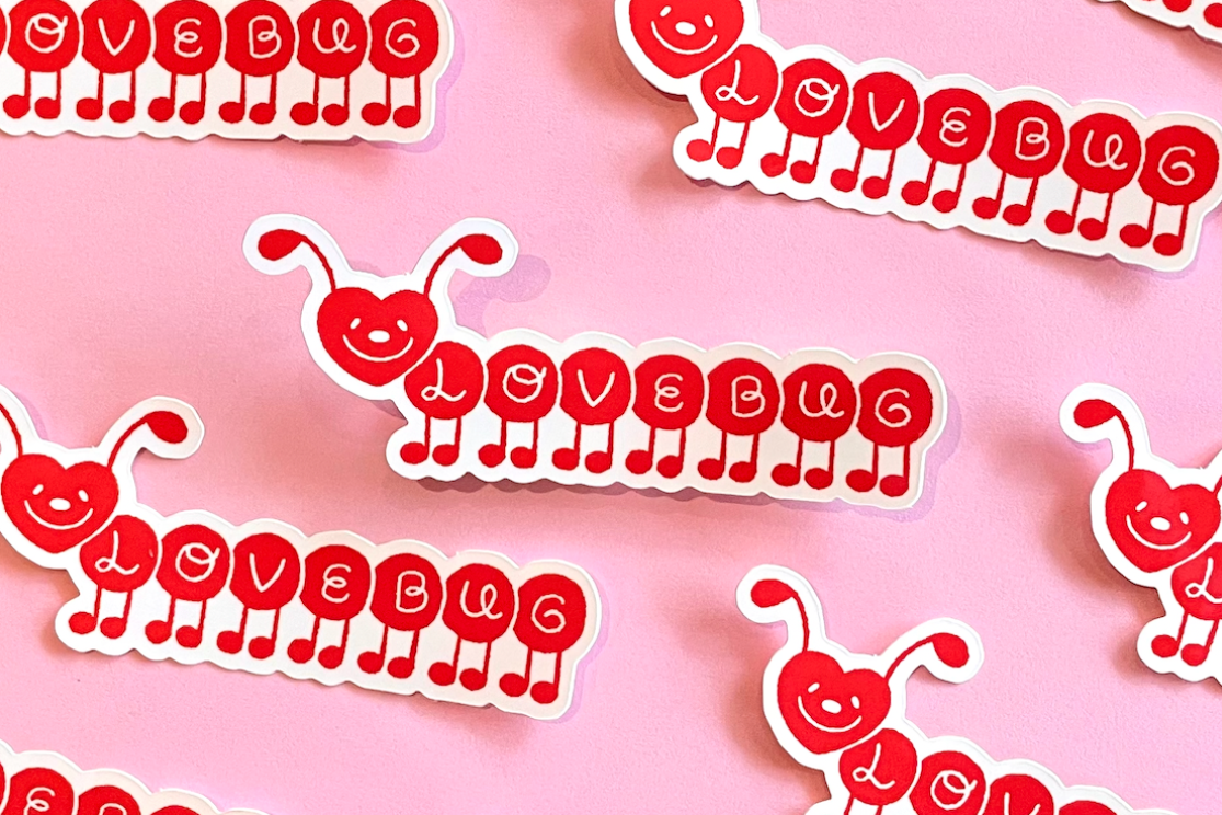 Lovebug sticker