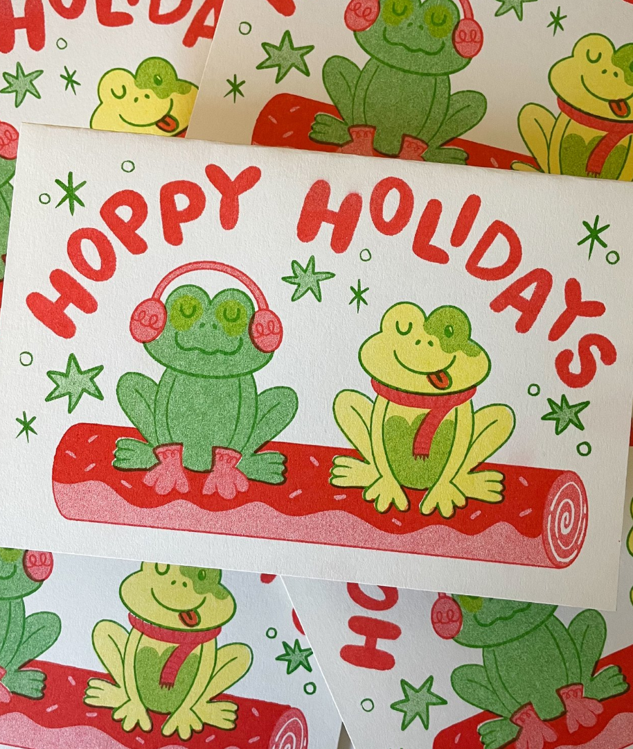 Hoppy Holidays card