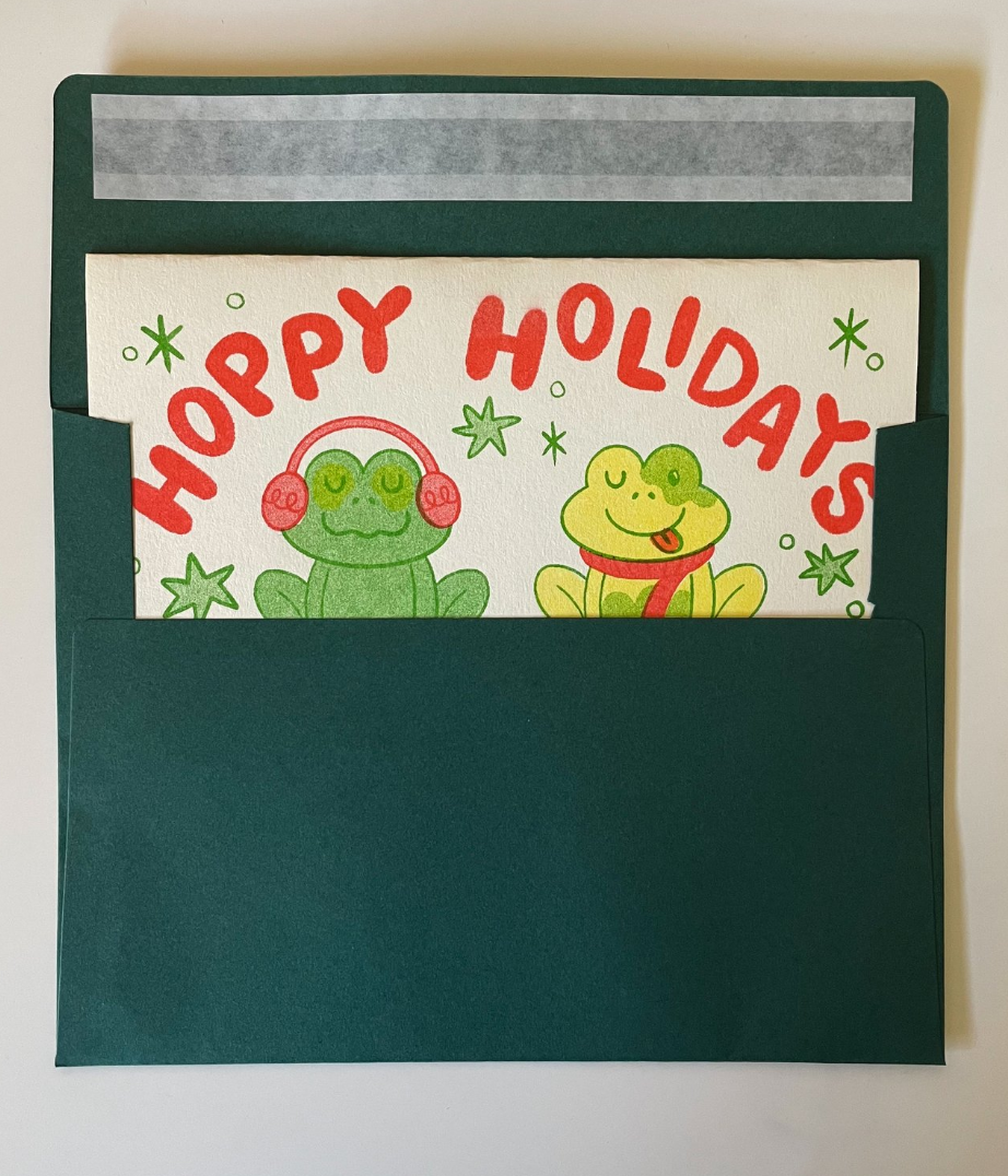 Hoppy Holidays card