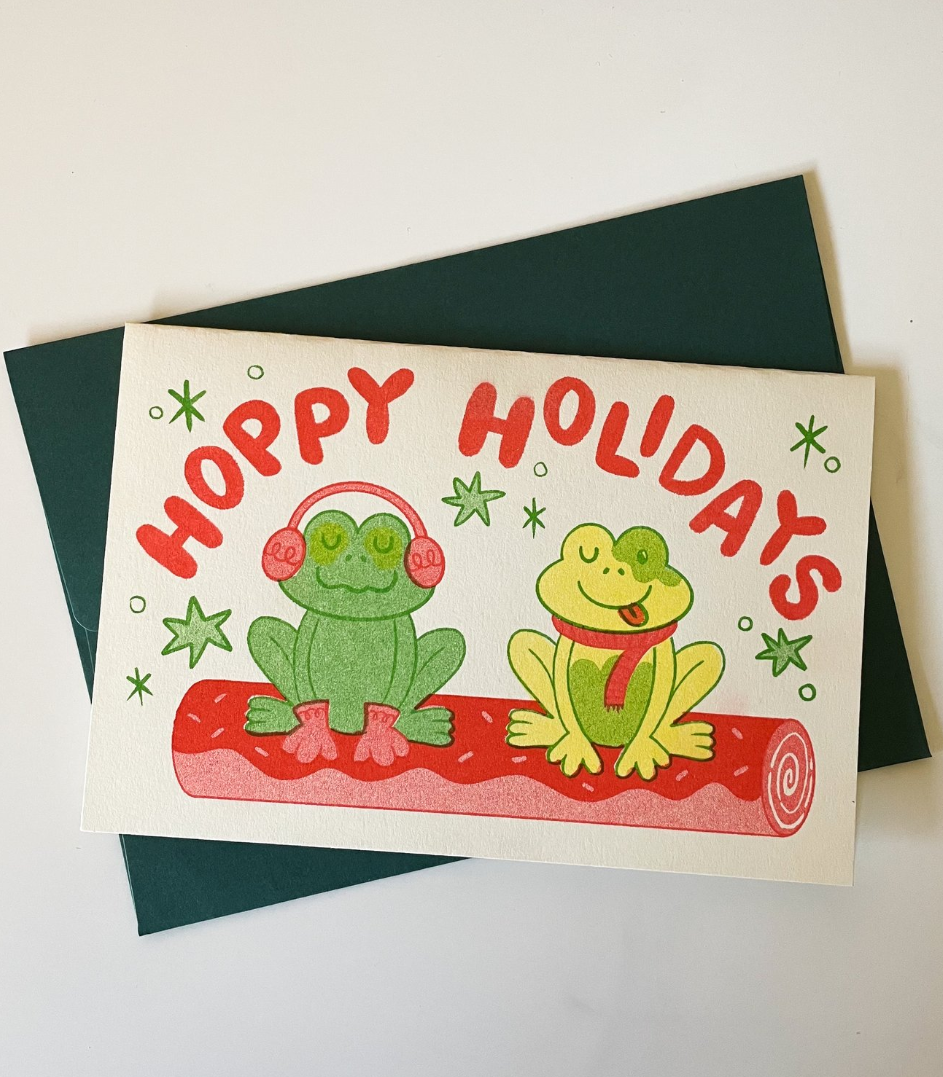 Hoppy Holidays card