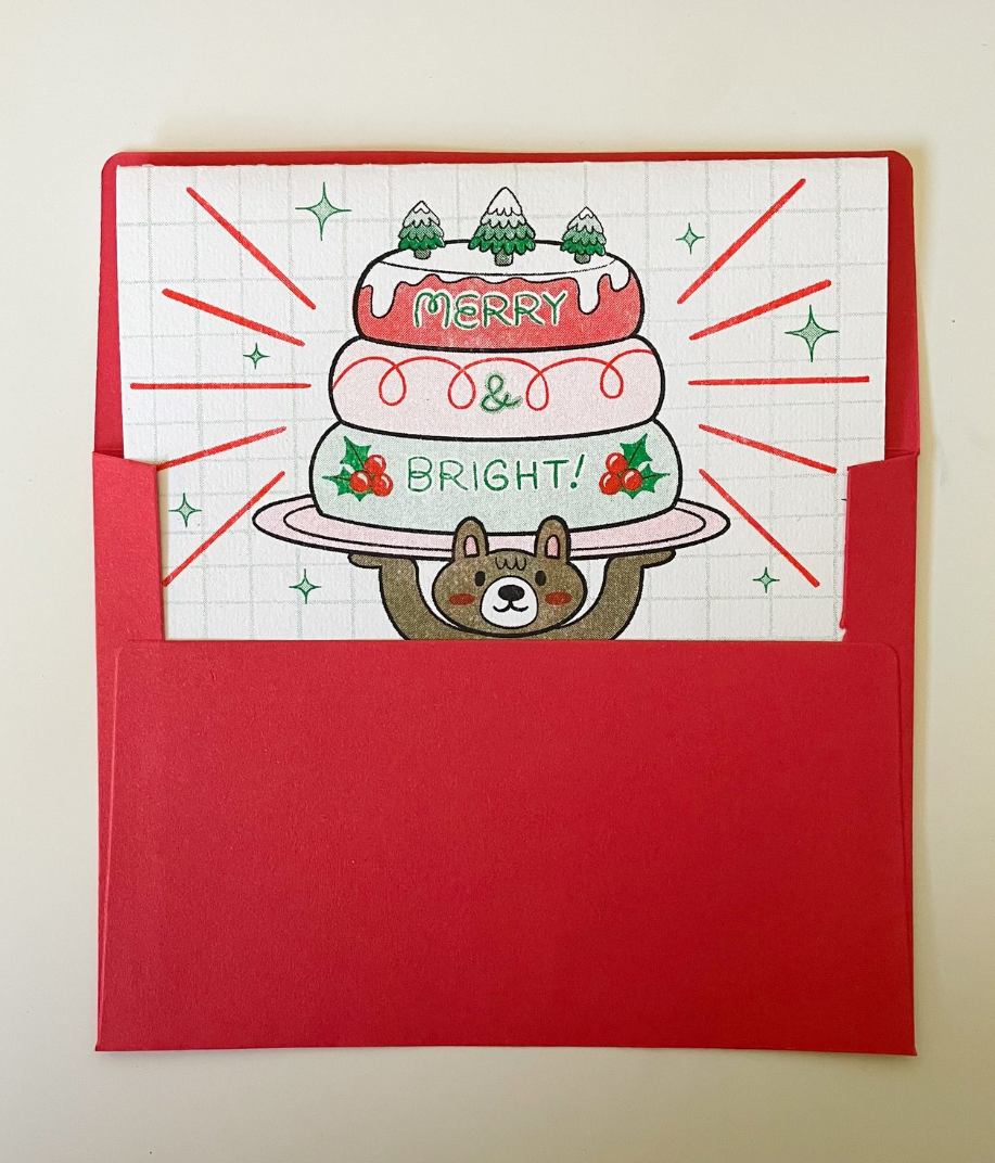 Merry and Bright card