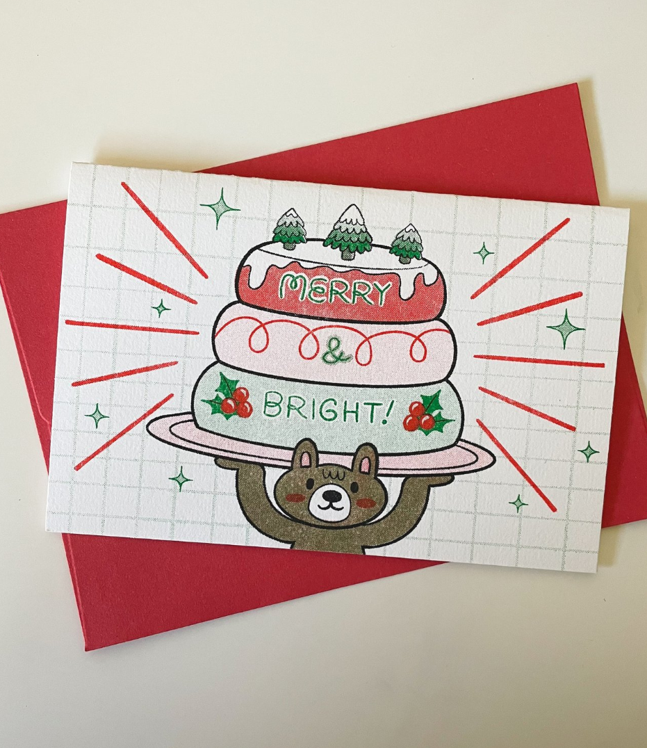 Merry and Bright card