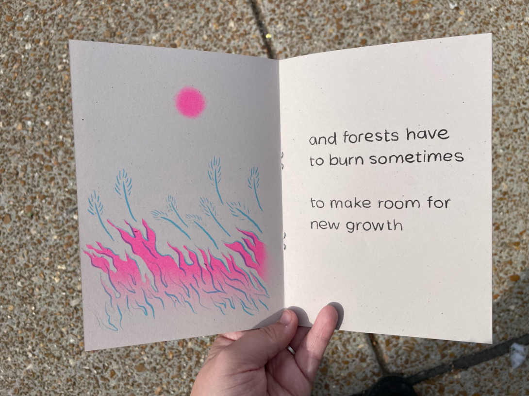 a great and difficult transformation zine