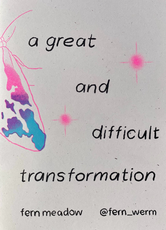 a great and difficult transformation zine