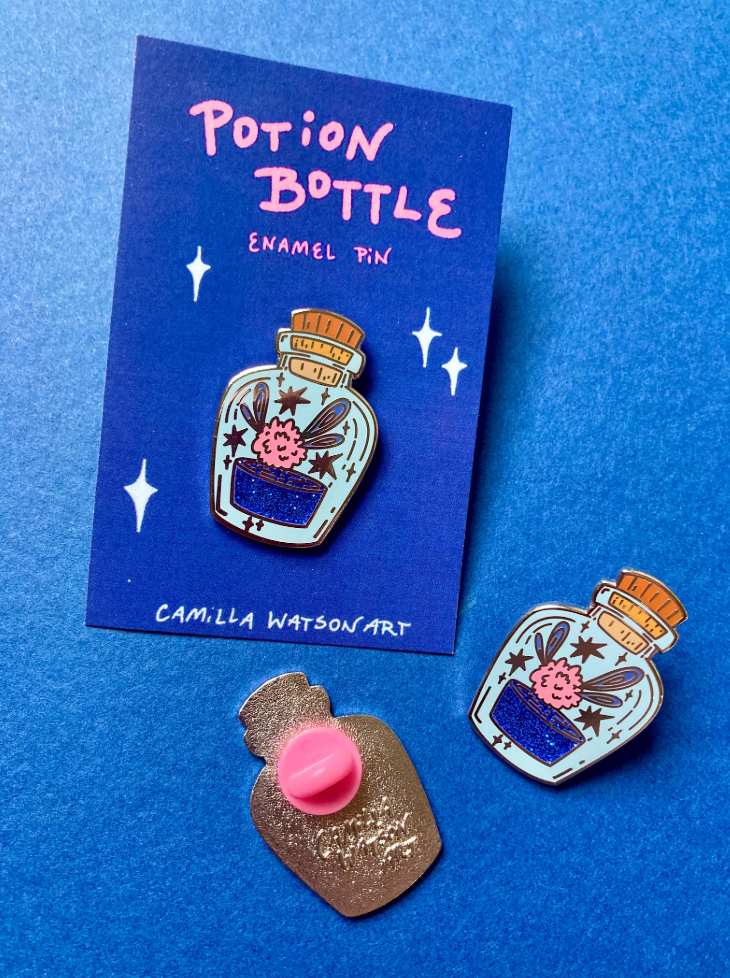 Potion Bottle enamel pin
