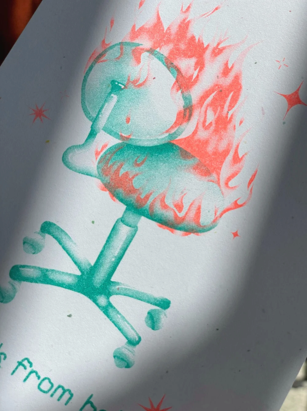 work from hell mini print