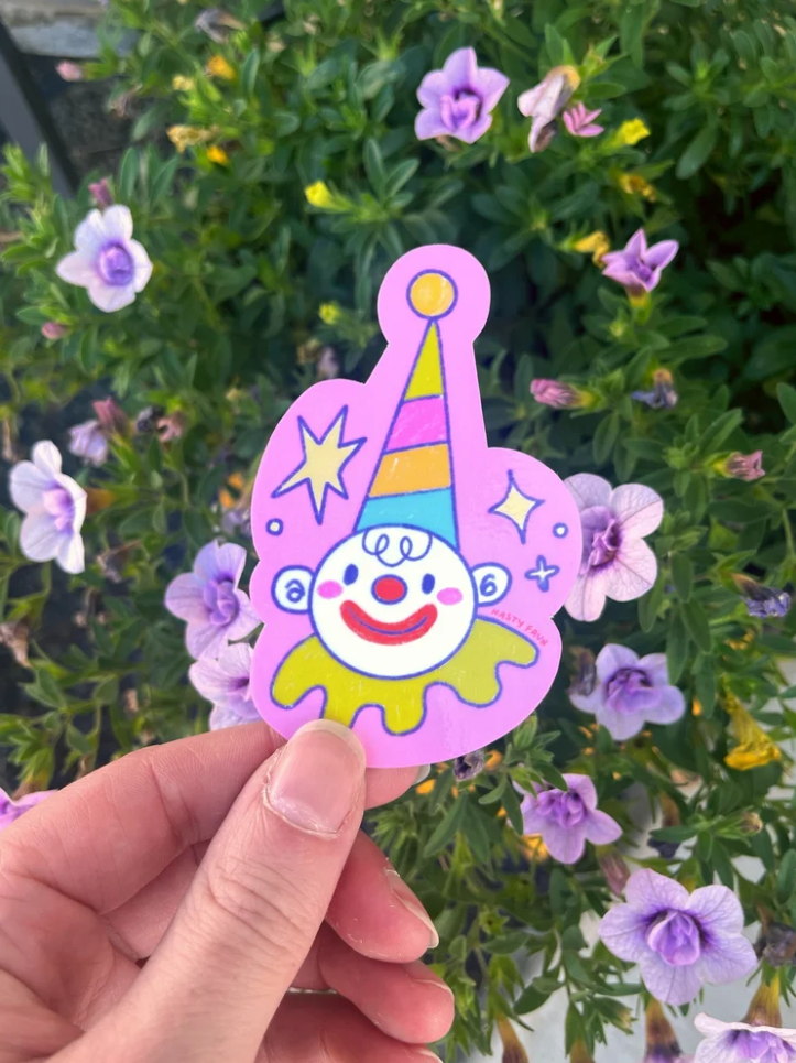 Clown Sticker