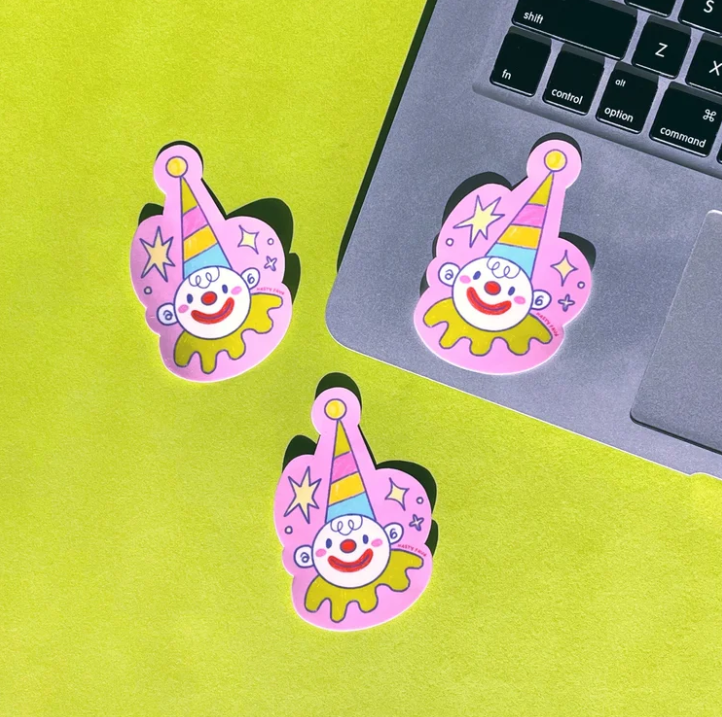 Clown Sticker