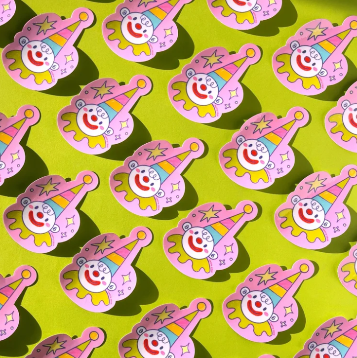 Clown Sticker