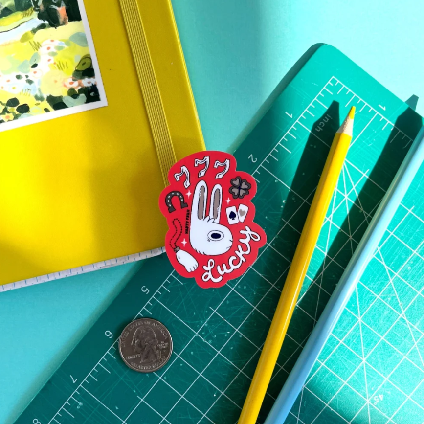 Rabbit Rabbit Sticker