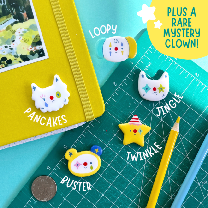 The Creatures: Clown Series Blind Box Pin, Vol. 2