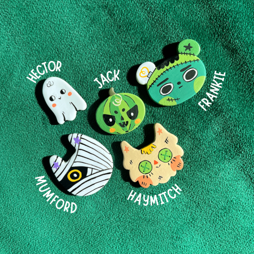The Creatures: Spooky Series Blind Box Pin, Vol. 2