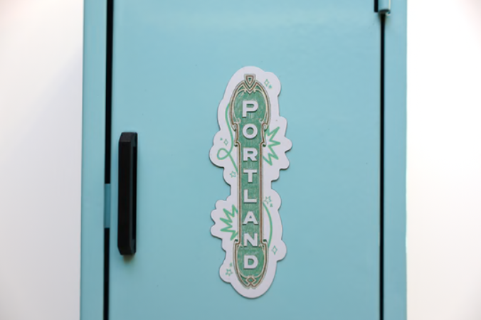 Portland Green Sign magnet