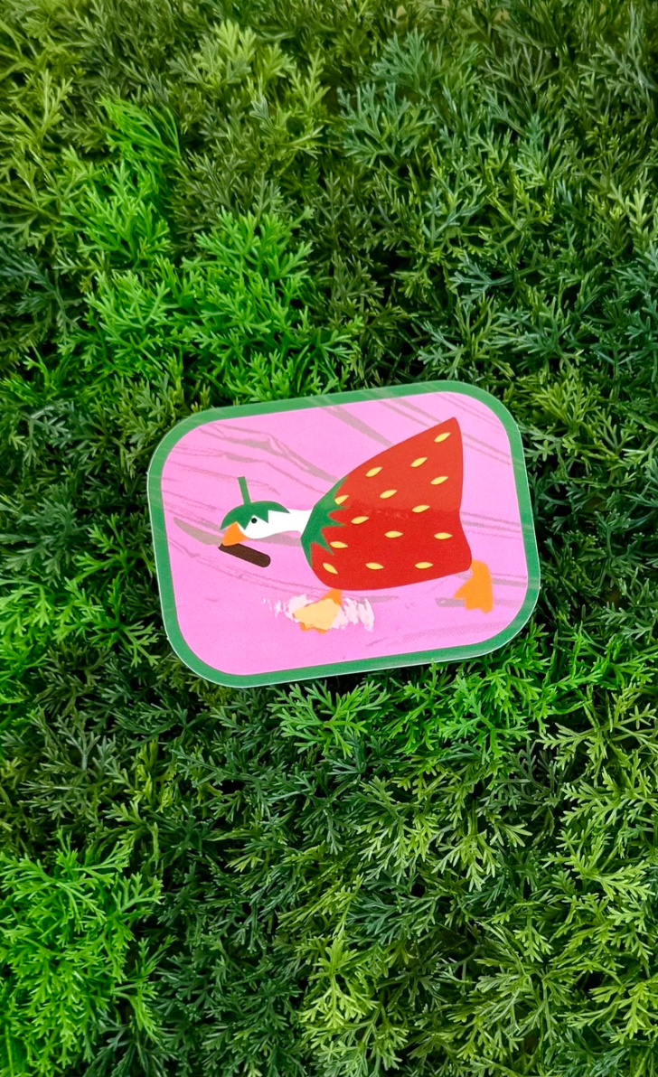 Horrible Strawbaby Goose Sticker