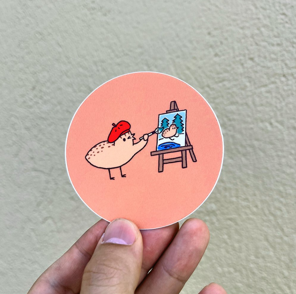 Portraits sticker