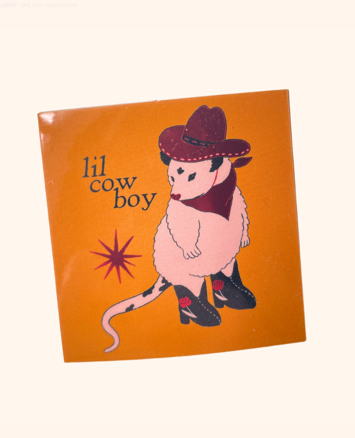 lil' cowboy sticker