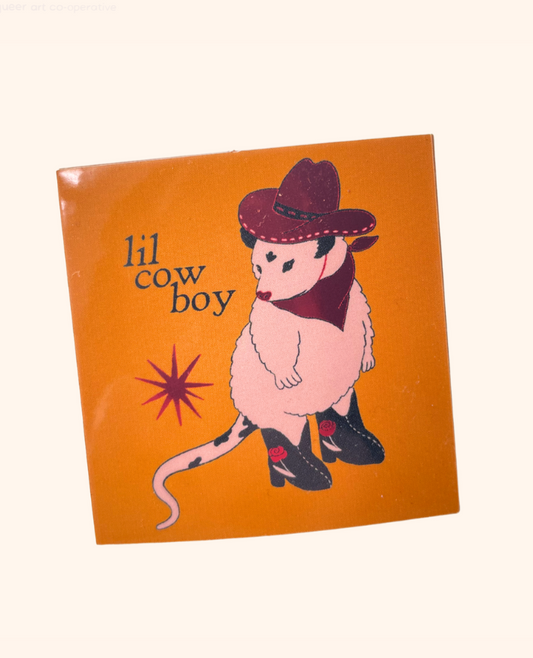 lil' cowboy sticker