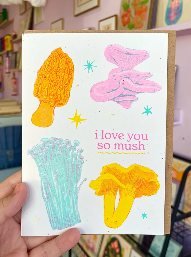 I love you so mush card