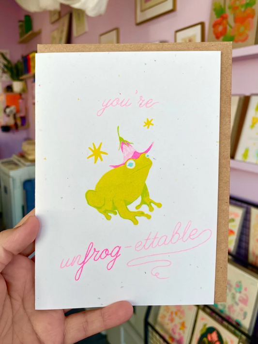 you’re unfrog-ettable card