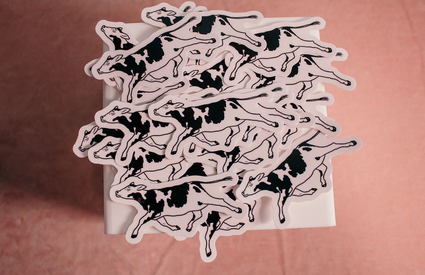 happy cow sticker