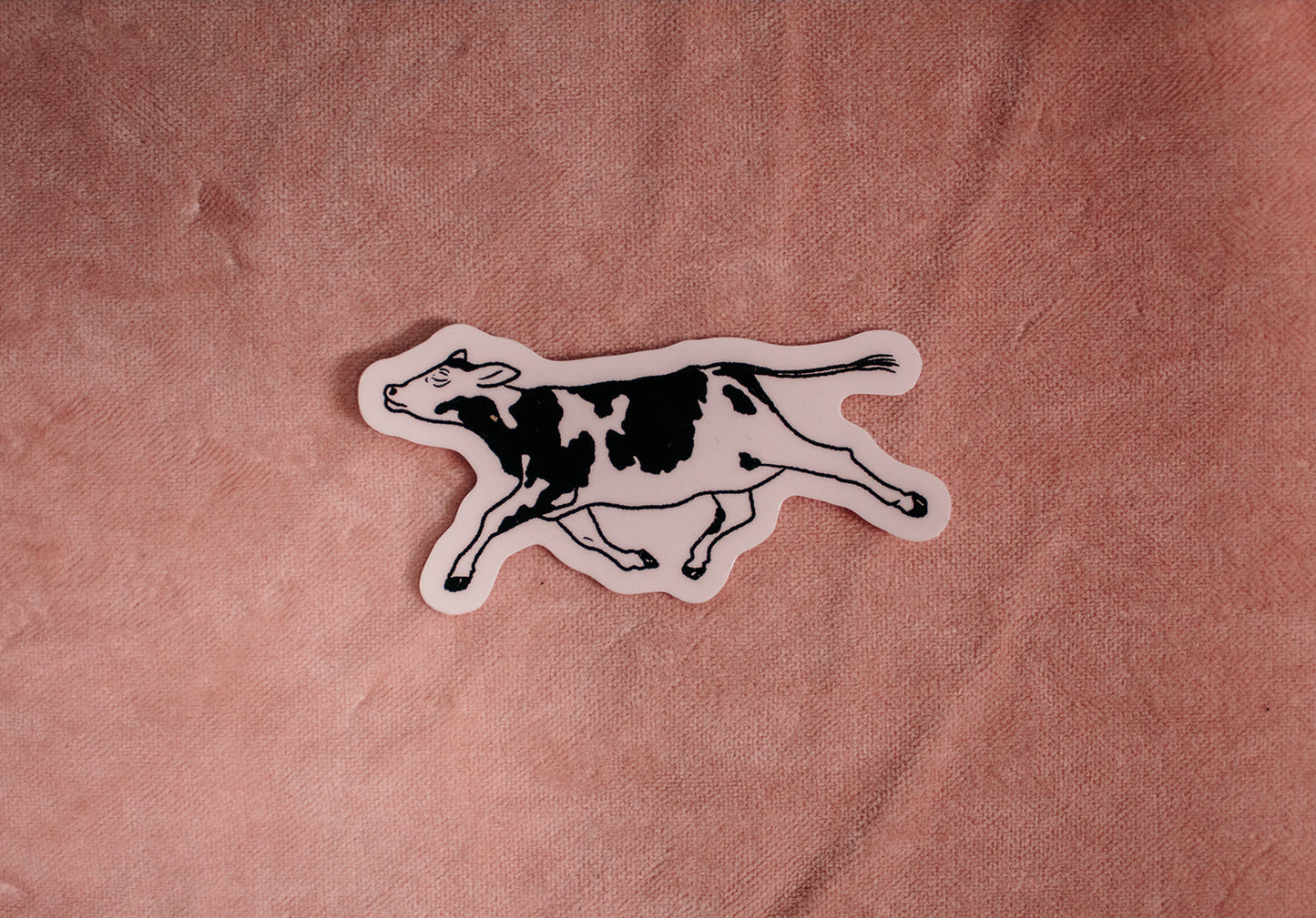 happy cow sticker