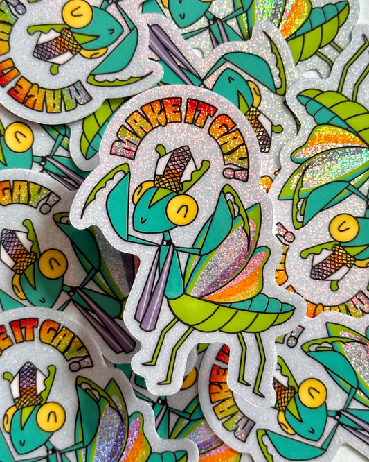 Make It Gay Sticker