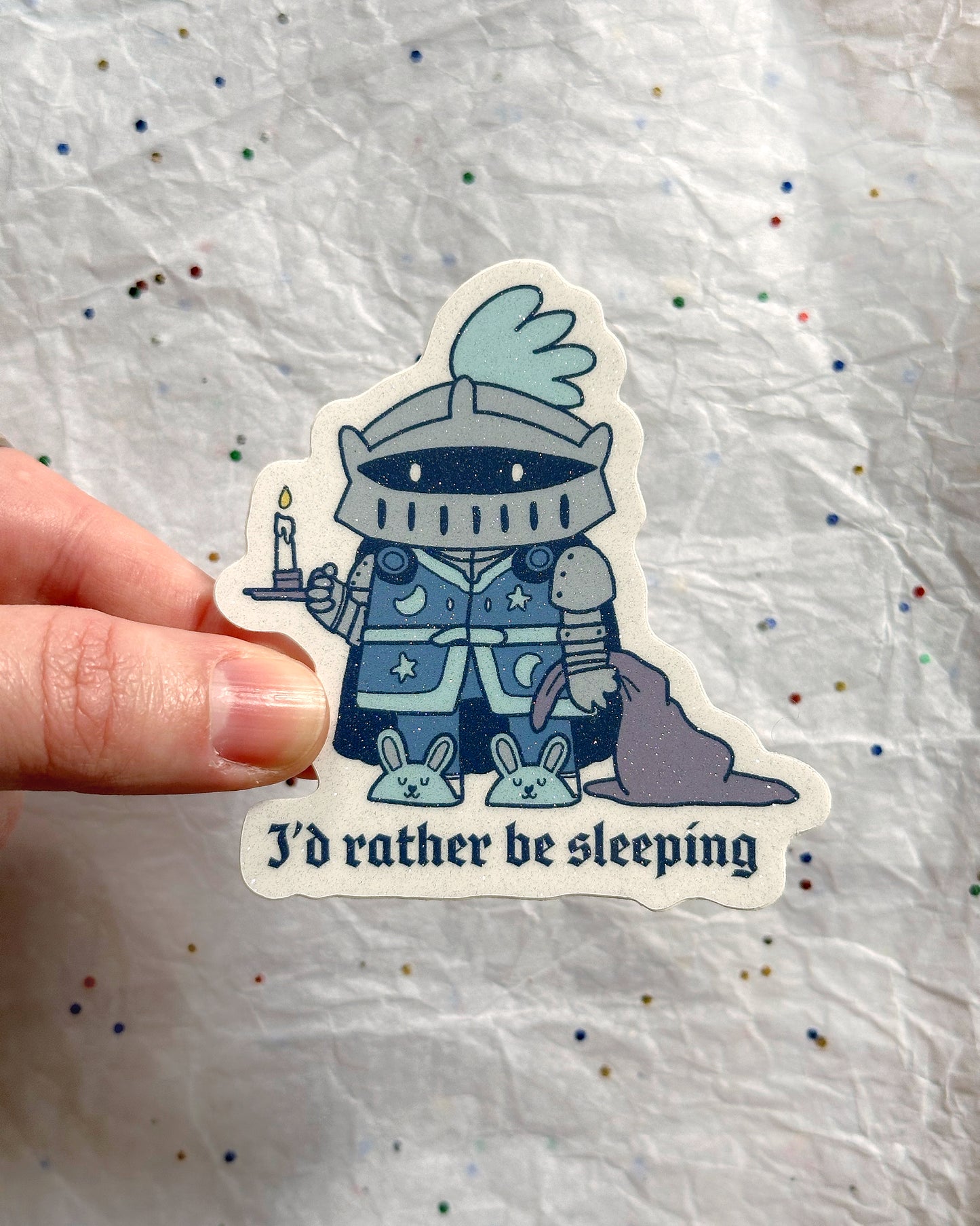I'd Rather Be Sleeping Sticker