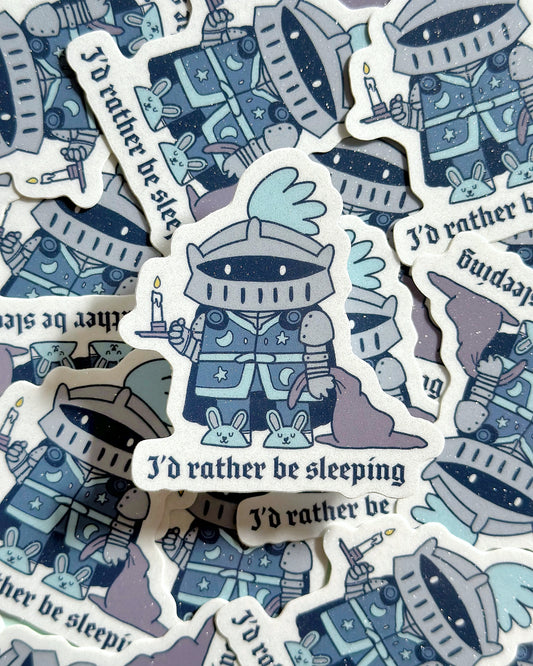 I'd Rather Be Sleeping Sticker