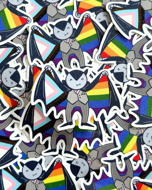 Tiny Vampire Pride Sticker