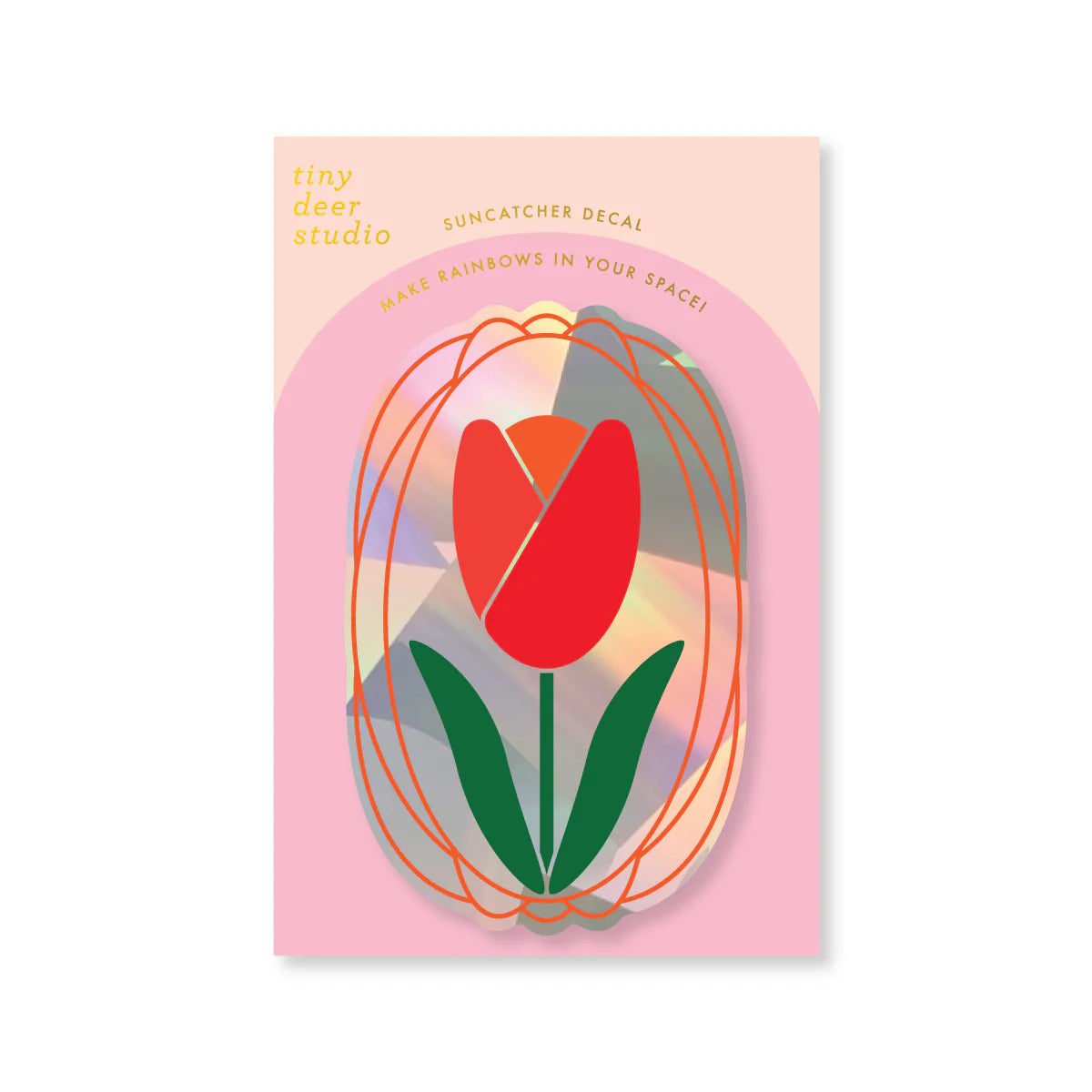 Tulip Sun Catcher Decal