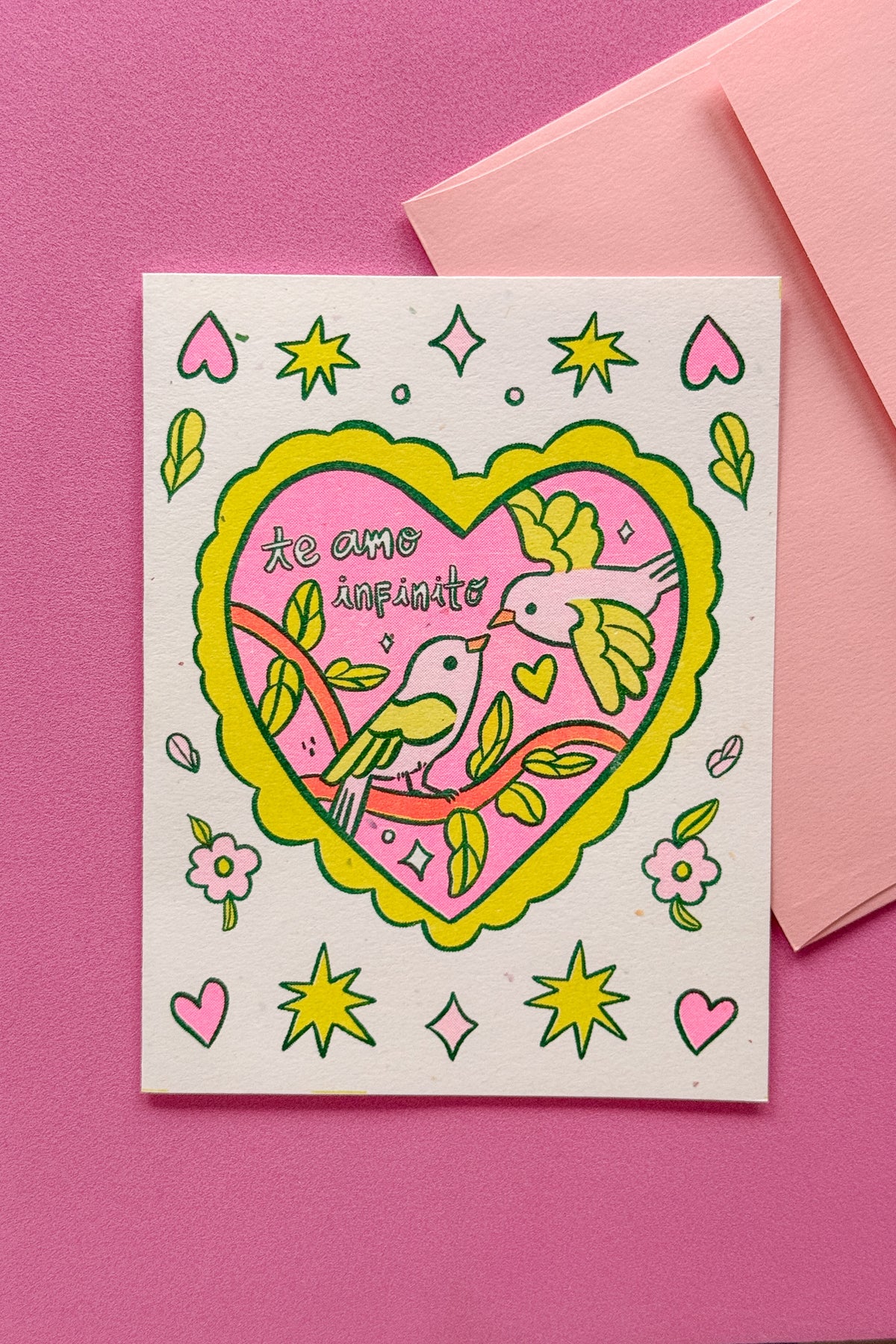 Te Amo Mucho greeting card