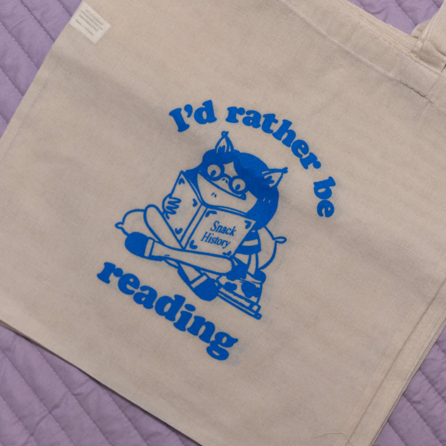I'd Rather Be Reading Tote Bag