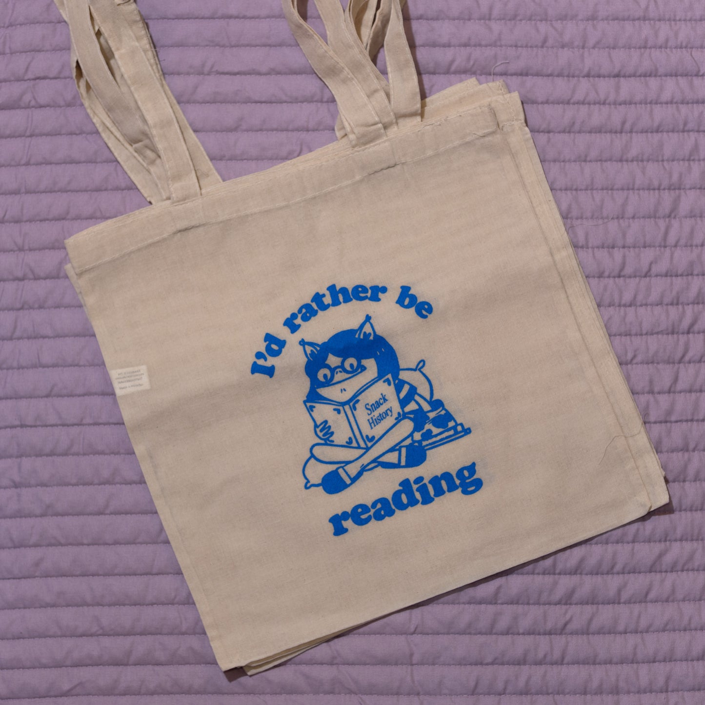 I'd Rather Be Reading Tote Bag